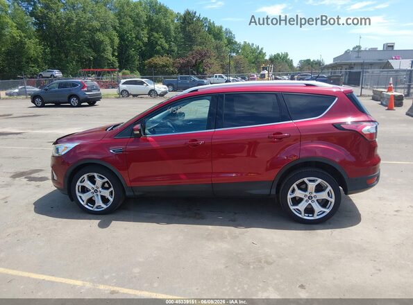 1FMCU9J94JUD58601 2018 FORD ESCAPE Red Widok wnętrza 360 stopni
