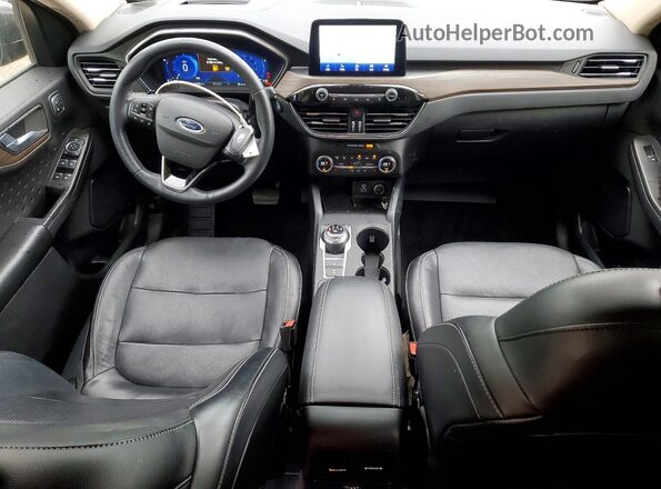 1FMCU9J94LUC64396 2020 FORD ESCAPE Gray Widok deski rozdzielczej