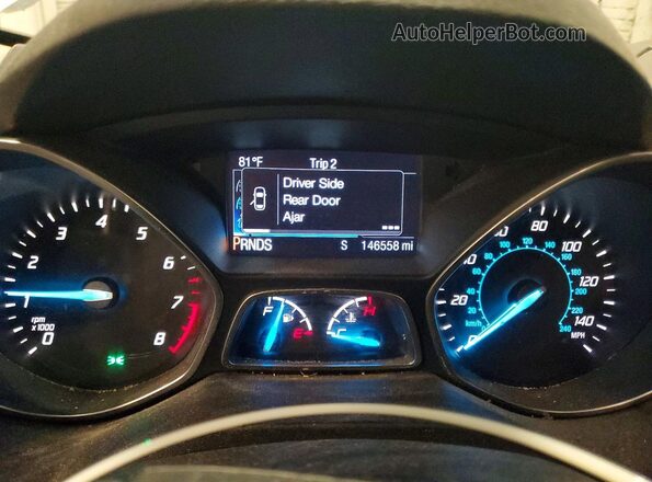 1FMCU9J95GUB99189 2016 FORD ESCAPE White Instrument cluster view