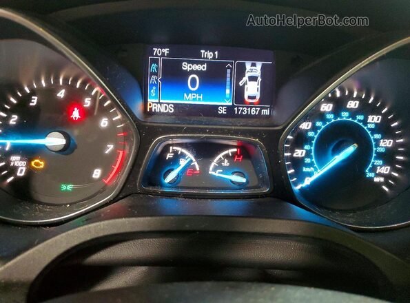 1FMCU9J95GUC24902 2016 FORD ESCAPE Белый Вид щитка приборов
