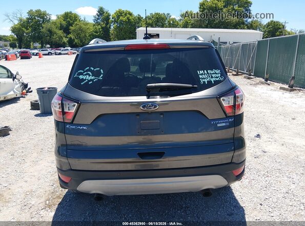 1FMCU9J95JUD19614 2018 FORD ESCAPE Gray 