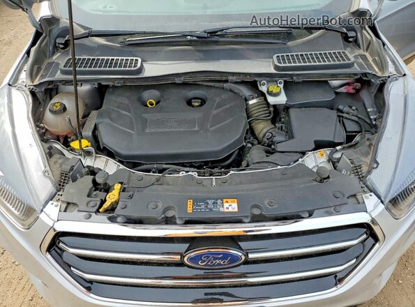 1FMCU9J95KUB89223 2019 FORD ESCAPE Silver Vista interior trasera