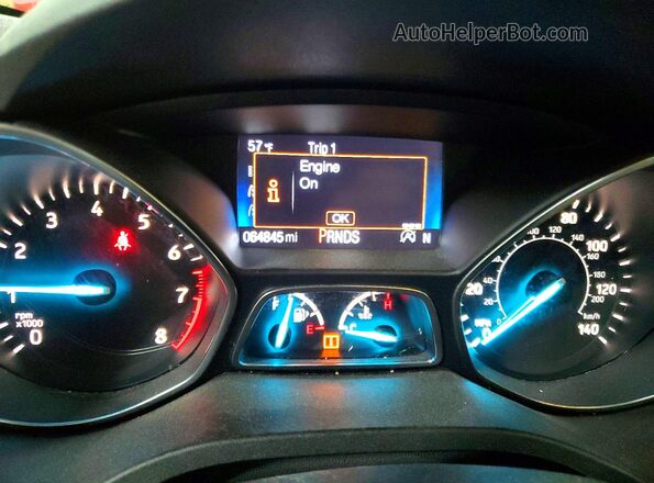1FMCU9J96HUD53619 2017 FORD ESCAPE Black Սարքավորումների վահանակի տեսք
