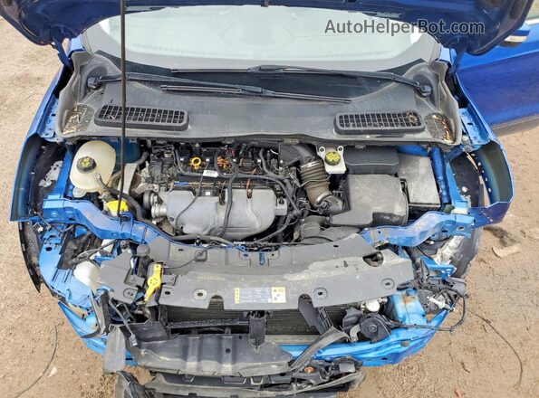 1FMCU9J96HUD84160 2017 FORD ESCAPE Blue Շարժիչի բաժամունքի տեսք