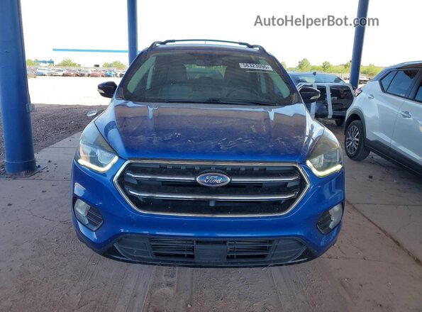 1FMCU9J99HUA64475 2017 FORD ESCAPE Blue Front view