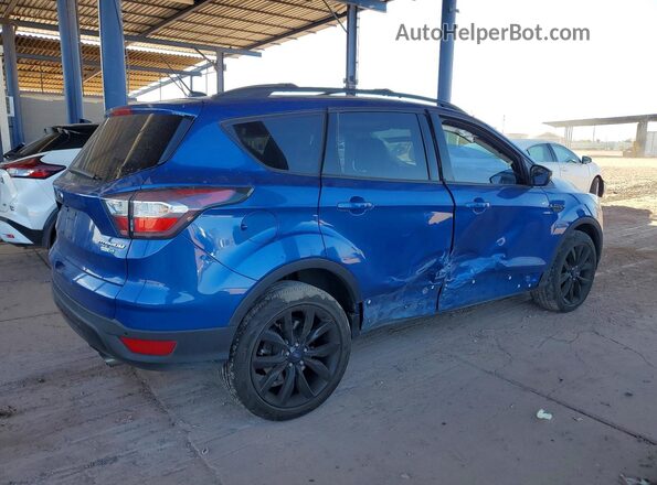 1FMCU9J99HUA64475 2017 FORD ESCAPE Blue Rear right