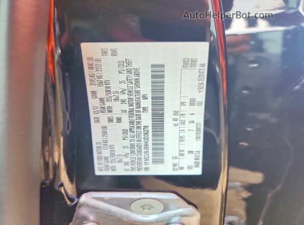 1FMCU9J99HUD36278 2017 FORD ESCAPE Black VIN კოდის სტიკერის ხედი
