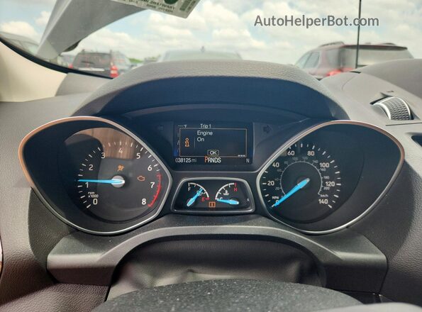 1FMCU9J99HUD36278 2017 FORD ESCAPE Black ხელსაწყოთა პანელის ხედი