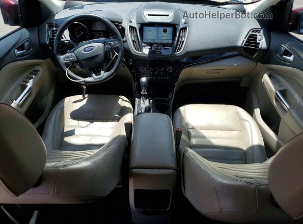 1FMCU9J99HUE07902 2017 FORD ESCAPE Burgundy 