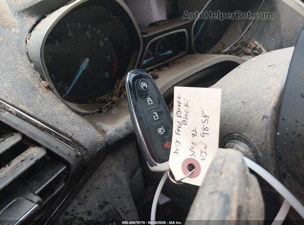 1FMCU9J99JUB39858 2018 FORD ESCAPE Черный Вид панели приборов