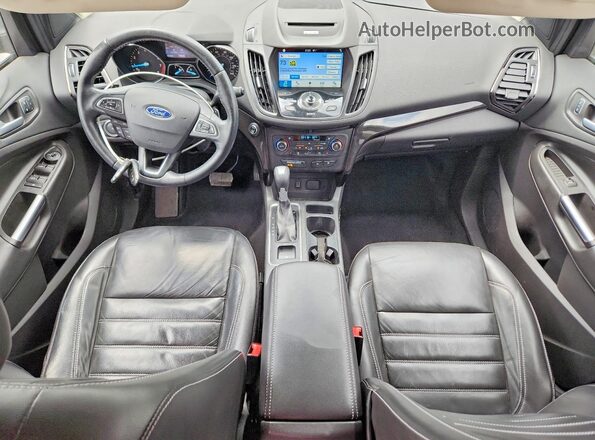 1FMCU9J9XHUE00568 2017 FORD ESCAPE Silver Առջևի վահանակի տեսք