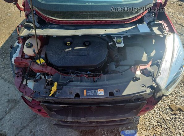 1FMCU9J9XHUE90899 2017 FORD ESCAPE Red Widok komory silnika
