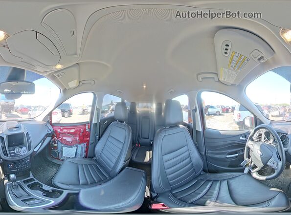 1FMCU9J9XHUE90899 2017 FORD ESCAPE Red Widok wnętrza 360 stopni