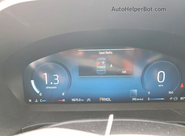 1FMCU9JA3RUB53664 2024 FORD ESCAPE Blue ხელსაწყოთა პანელის ხედი