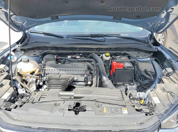 1FMCU9JA3RUB53664 2024 FORD ESCAPE Blue ძრავის განყოფილების ხედი