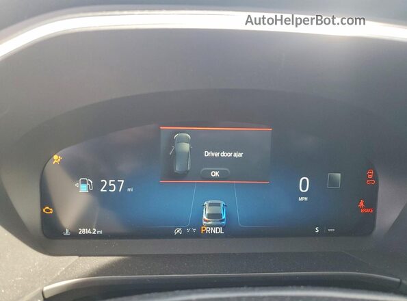 1FMCU9JA9SUB08735 2025 FORD ESCAPE Blue ხელსაწყოთა პანელის ხედი