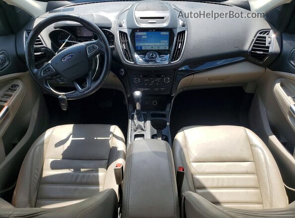 1FMCU9JD0HUA18134 2017 FORD ESCAPE Beige Առջևի վահանակի տեսք