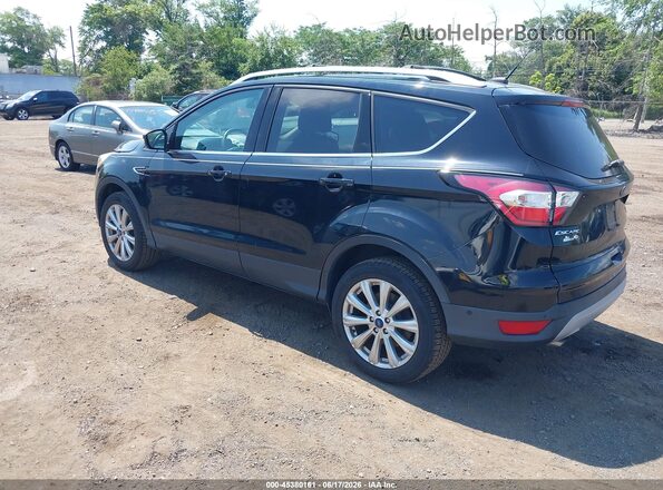 1FMCU9JD1HUD63477 2017 FORD ESCAPE Black Tył lewy