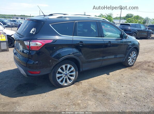 1FMCU9JD1HUD63477 2017 FORD ESCAPE Black Tył prawy