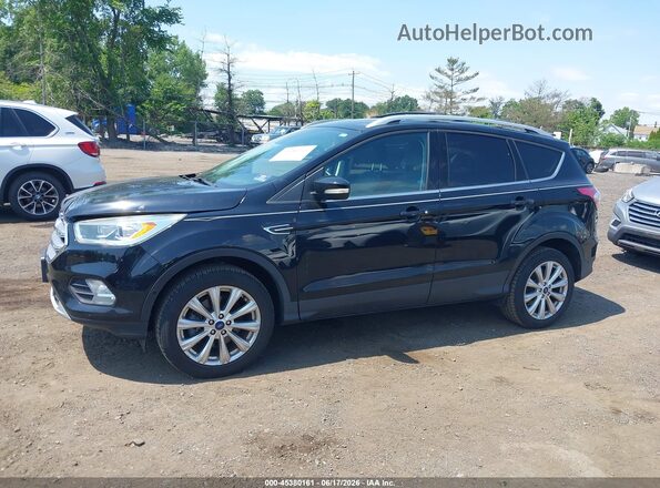 1FMCU9JD1HUD63477 2017 FORD ESCAPE Black Widok wnętrza 360 stopni