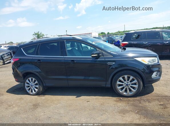 1FMCU9JD1HUD63477 2017 FORD ESCAPE Black Widok wnętrza z tyłu