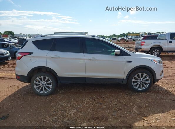 1FMCU9JD1HUE35732 2017 FORD ESCAPE White Vista del cuadro de instrumentos