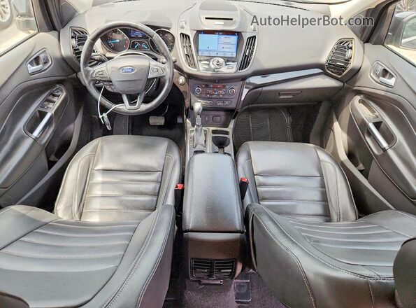 1FMCU9JD4HUC44449 2017 FORD ESCAPE Black Dashboard view