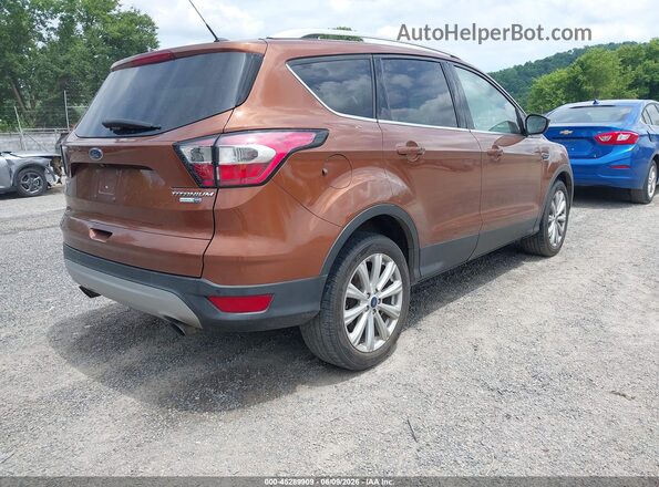 1FMCU9JD5HUE32252 2017 FORD ESCAPE Orange Trasero derecho