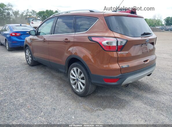 1FMCU9JD5HUE32252 2017 FORD ESCAPE Orange Trasero izquierdo