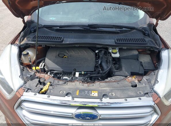 1FMCU9JD5HUE32252 2017 FORD ESCAPE Orange Vista trasera