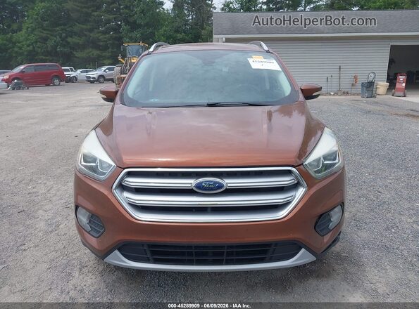 1FMCU9JD5HUE32252 2017 FORD ESCAPE Orange Vista del cuadro de instrumentos