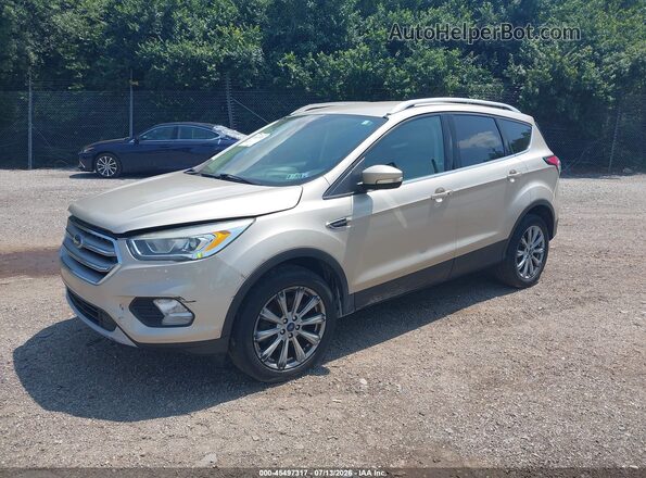 1FMCU9JD5HUE76042 2017 FORD ESCAPE Gold Przód lewy
