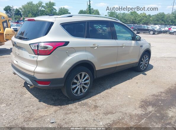 1FMCU9JD5HUE76042 2017 FORD ESCAPE Gold Tył prawy