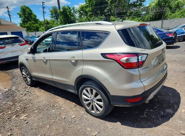 1FMCU9JD6HUC41133 2017 FORD ESCAPE Beige Rear left