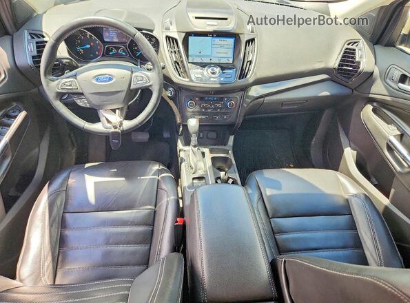 1FMCU9JD6HUC41133 2017 FORD ESCAPE Beige Dashboard view