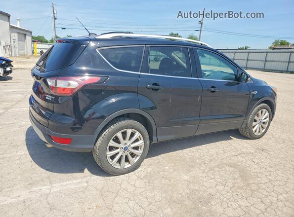 1FMCU9JD6HUC74780 2017 FORD ESCAPE Черный Задняя правая четверть
