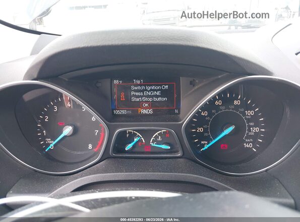 1FMCU9JD7HUA59229 2017 FORD ESCAPE Black Հետևի նստատեղերի տեսք