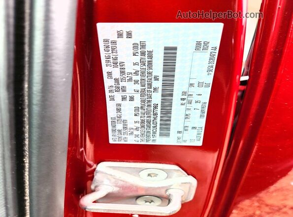 1FMCU9JD7HUB77992 2017 FORD ESCAPE Red 