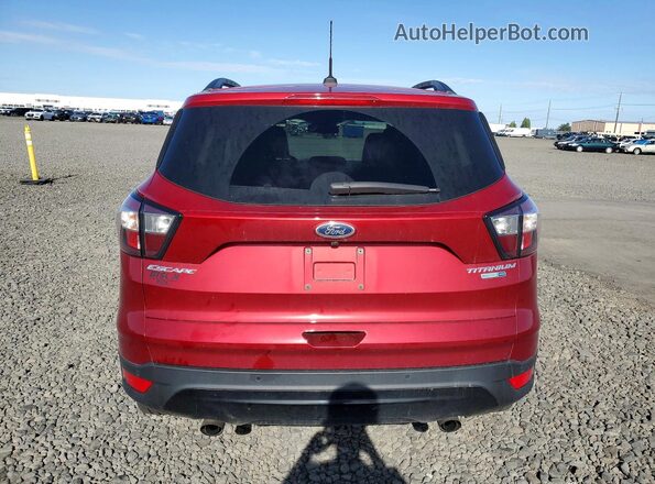 1FMCU9JD7HUD43203 2017 FORD ESCAPE Красный Вид сзади