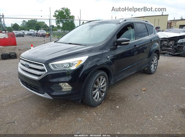 1FMCU9JD7HUE91741 2017 FORD ESCAPE Black Vista tres cuartos delantera izquierda