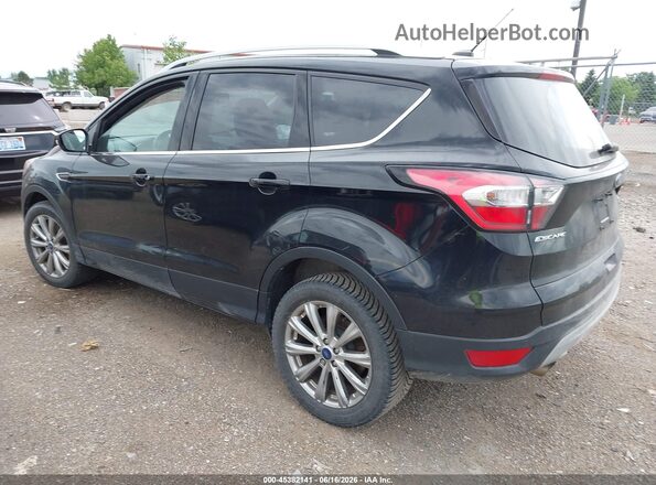 1FMCU9JD7HUE91741 2017 FORD ESCAPE Black Trasero izquierdo
