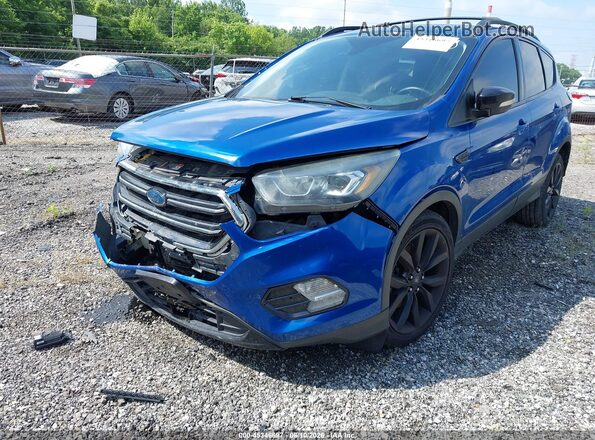 1FMCU9JD8HUB45276 2017 FORD ESCAPE Blue Front left