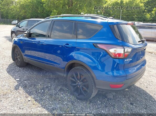 1FMCU9JD8HUB45276 2017 FORD ESCAPE Blue Rear left