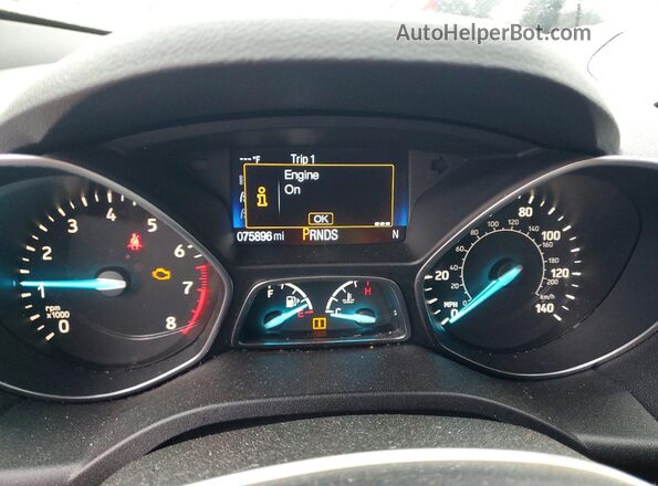 1FMCU9JD8HUC94948 2017 FORD ESCAPE Black Սարքավորումների վահանակի տեսք
