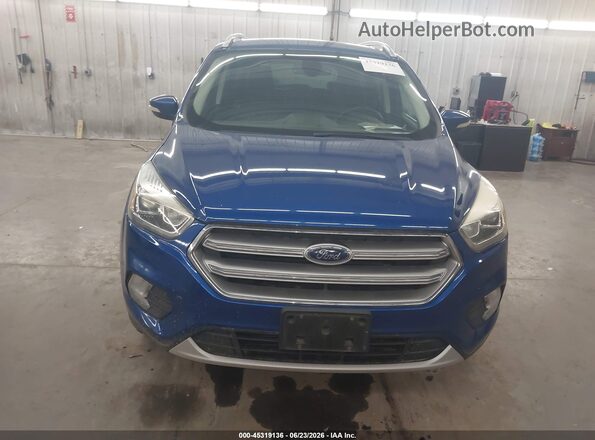 1FMCU9JDXHUE73511 2017 FORD ESCAPE Blue Widok z przodu