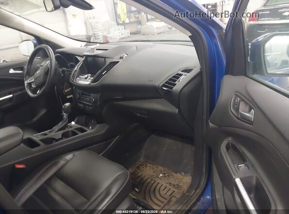 1FMCU9JDXHUE73511 2017 FORD ESCAPE Blue Widok wnętrza z przodu