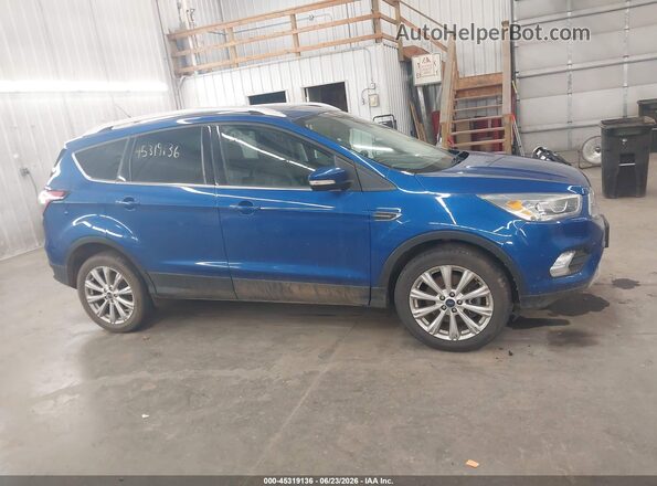 1FMCU9JDXHUE73511 2017 FORD ESCAPE Blue Widok wnętrza z tyłu