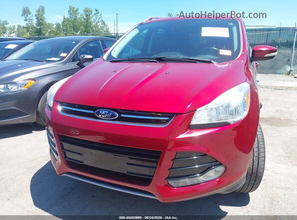 1FMCU9JX1GUB86504 2016 FORD ESCAPE Red Вид щитка приладів