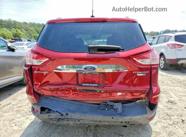 1FMCU9JX7GUC85568 2016 FORD ESCAPE Red Widok z tyłu