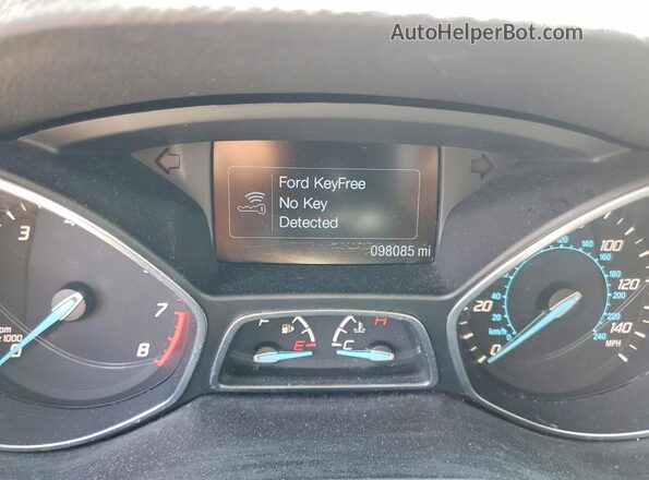 1FMCU9JX7GUC85568 2016 FORD ESCAPE Red Widok zestawu wskaźników